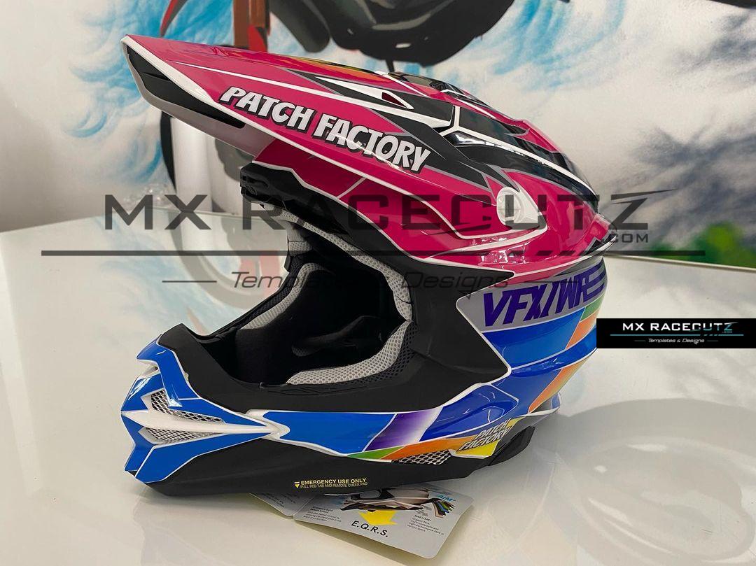 SHOEI VFX-WR - SIZE XLARGE & XXLARGE TEMPLATE – RaceCutz