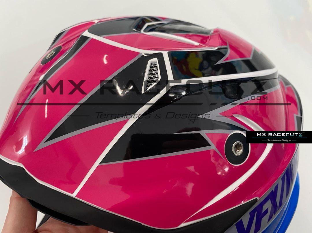 SHOEI VFX-WR Lサイズ SHOEI VFX-WR - SIZE XLARGE & XXLARGE TEMPLATE – RaceCutz