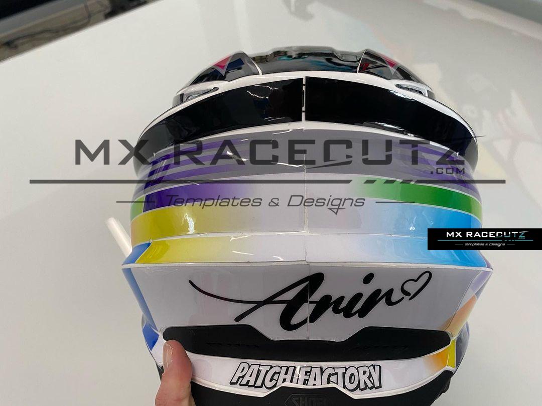 SHOEI VFX-WR - SIZE XLARGE & XXLARGE TEMPLATE