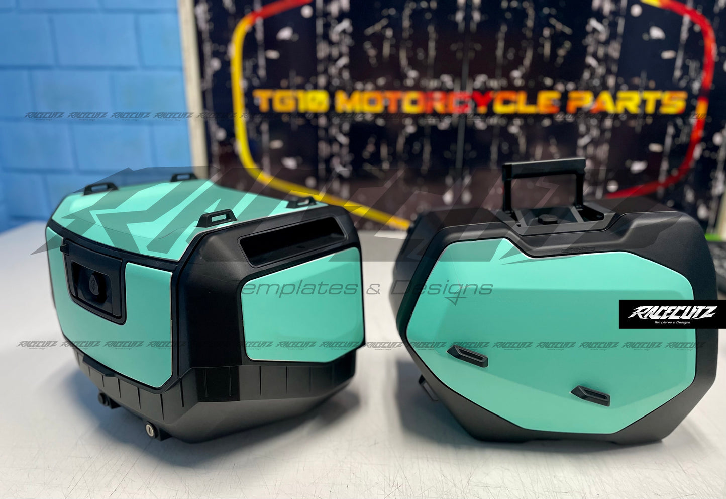 BMW R 1300 GS 2023-2025 PANNIERS TEMPLATE