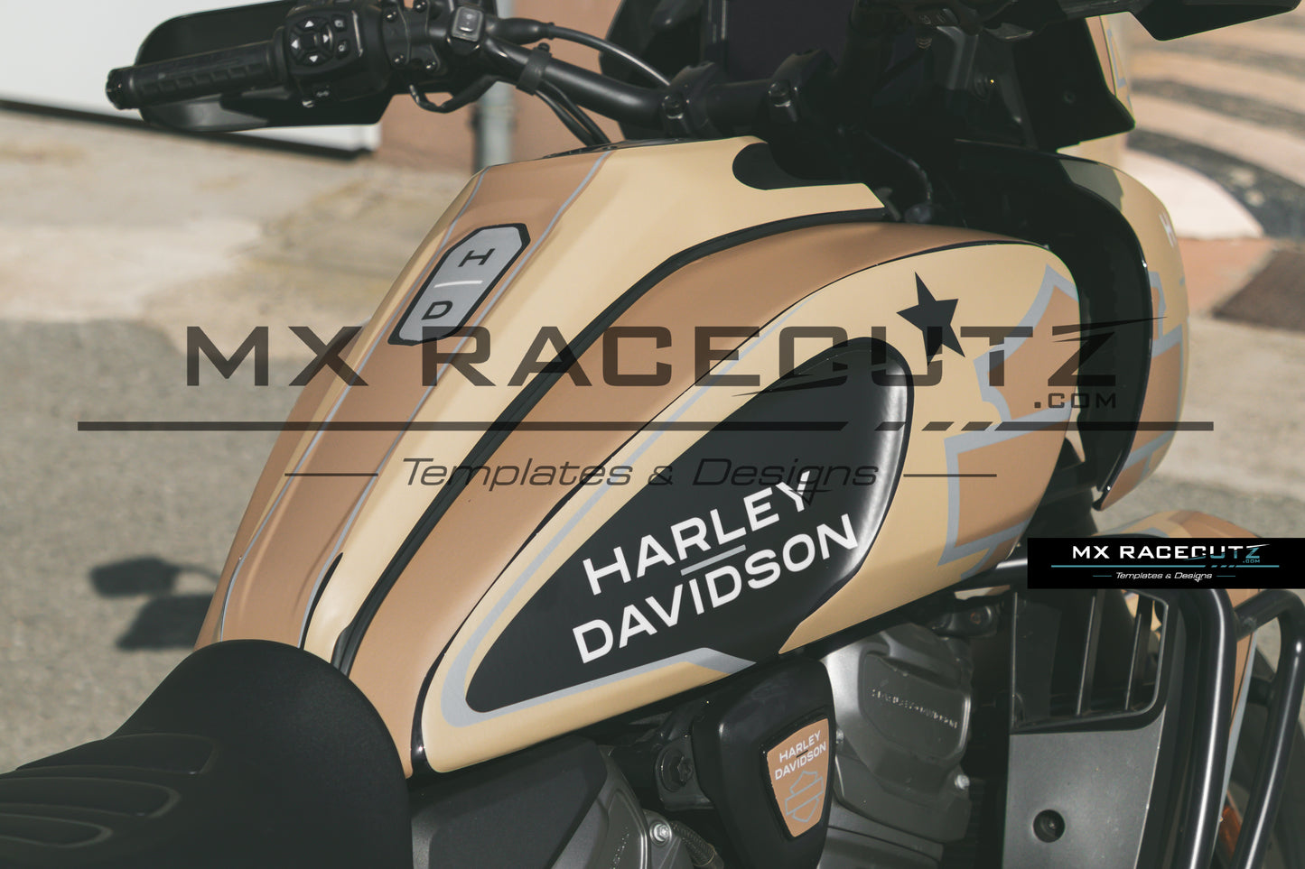 HARLEY DAVIDSON - PAN AMERICA 1250 - TEMPLATE