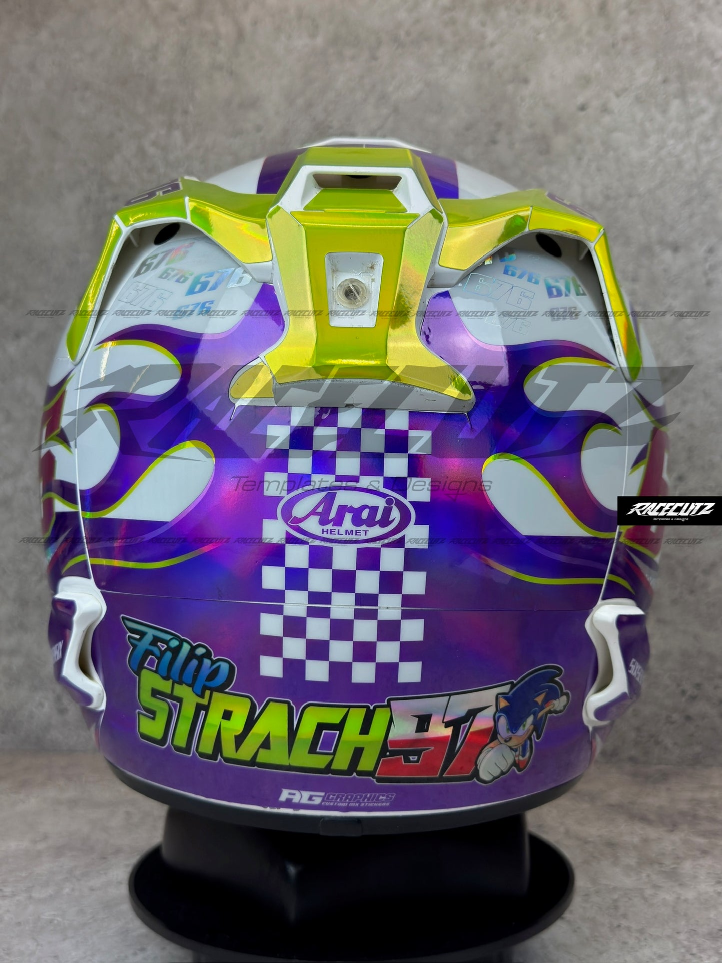 ARAI MX-V - SIZE XLARGE & XXLARGE TEMPLATE