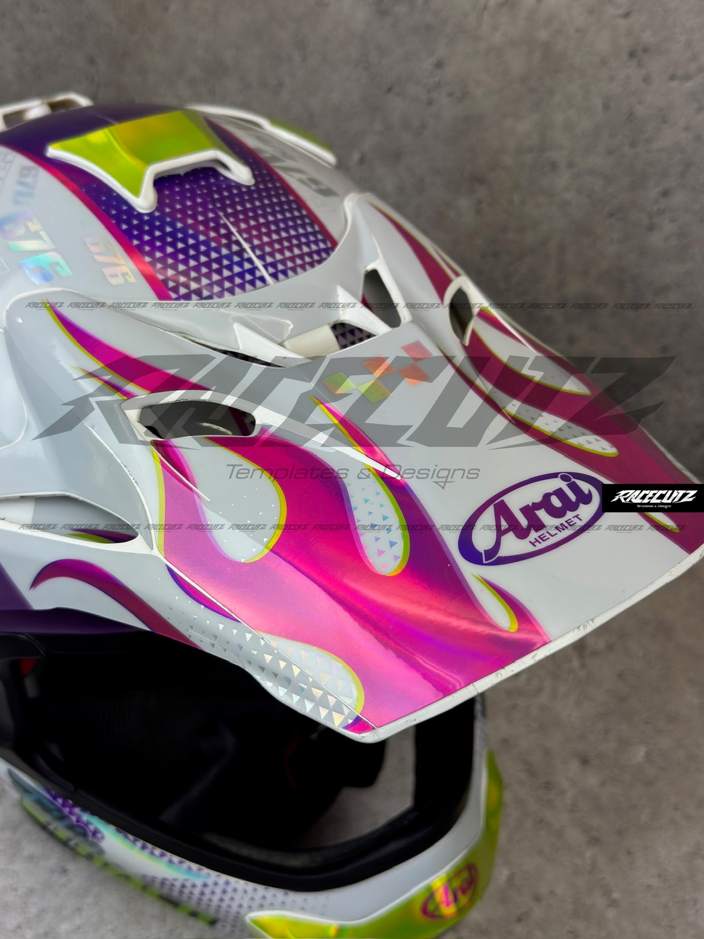 ARAI MX-V - SIZE XLARGE & XXLARGE TEMPLATE