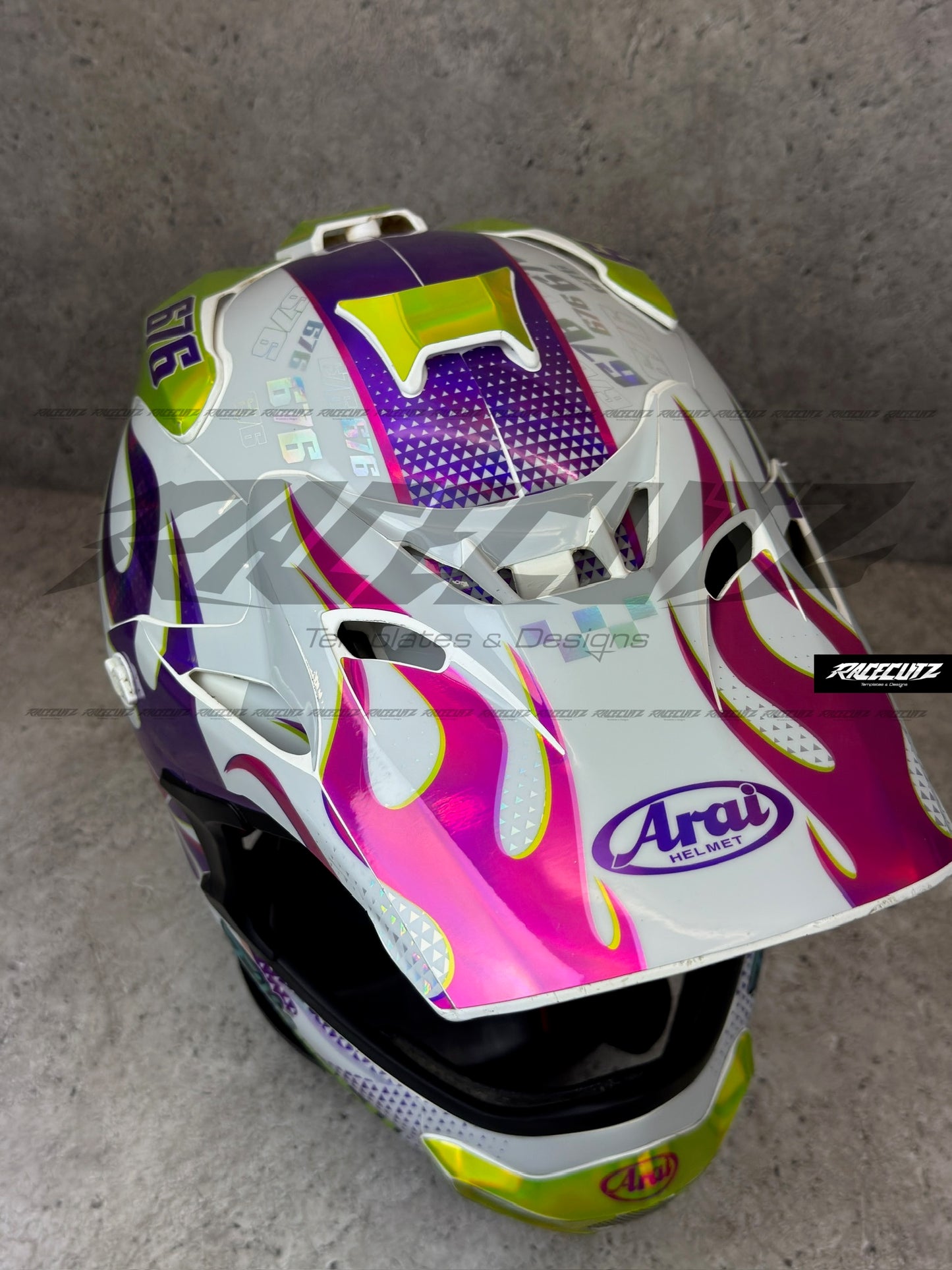 ARAI MX-V - SIZE XLARGE & XXLARGE TEMPLATE