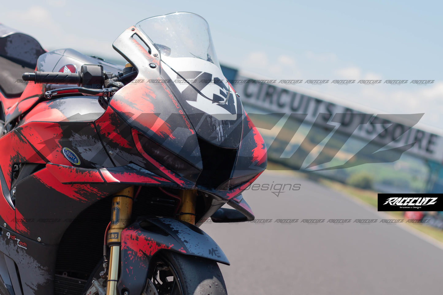 HONDA CBR 1000 RR R 2024-2026 - BLINDER RACING FAIRINGS TEMPLATE