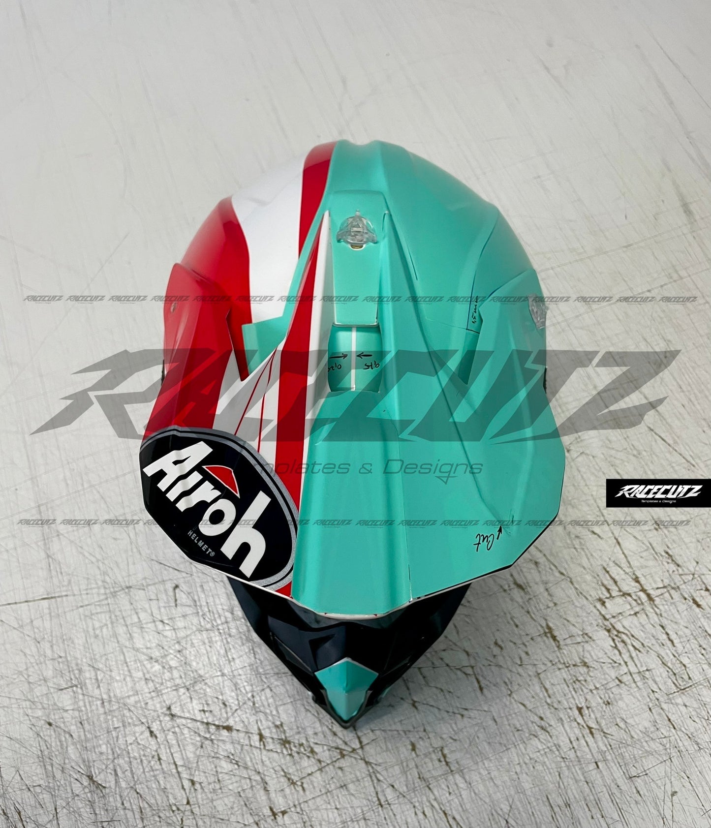 AIROH WRAAAP - SIZE XSMALL & SMALL & MEDIUM TEMPLATE