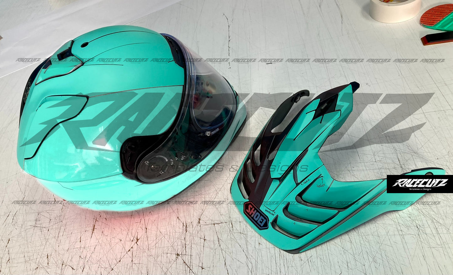 SHOEI HORNET ADV - SIZE XLARGE & XXLARGE TEMPLATE