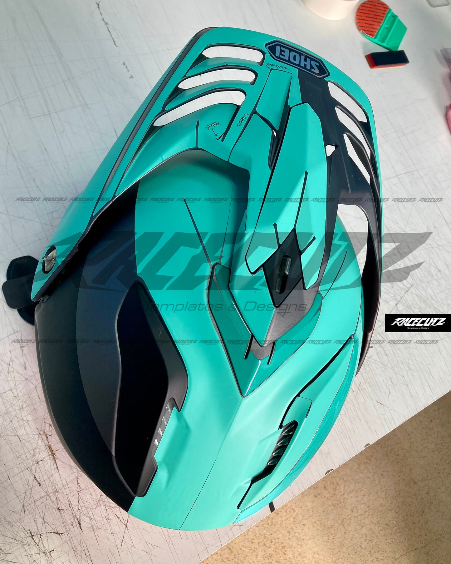 SHOEI HORNET ADV - SIZE XLARGE & XXLARGE TEMPLATE