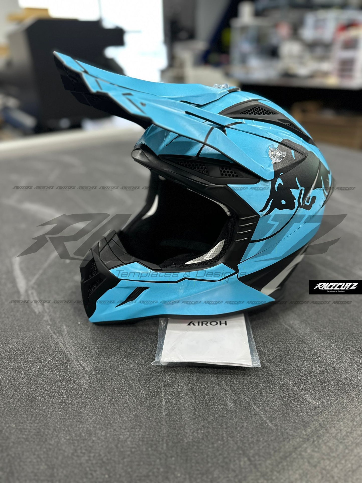 AIROH AVIATOR ACE 2 - SIZE LARGE & XLARGE & XXLARGE TEMPLATE