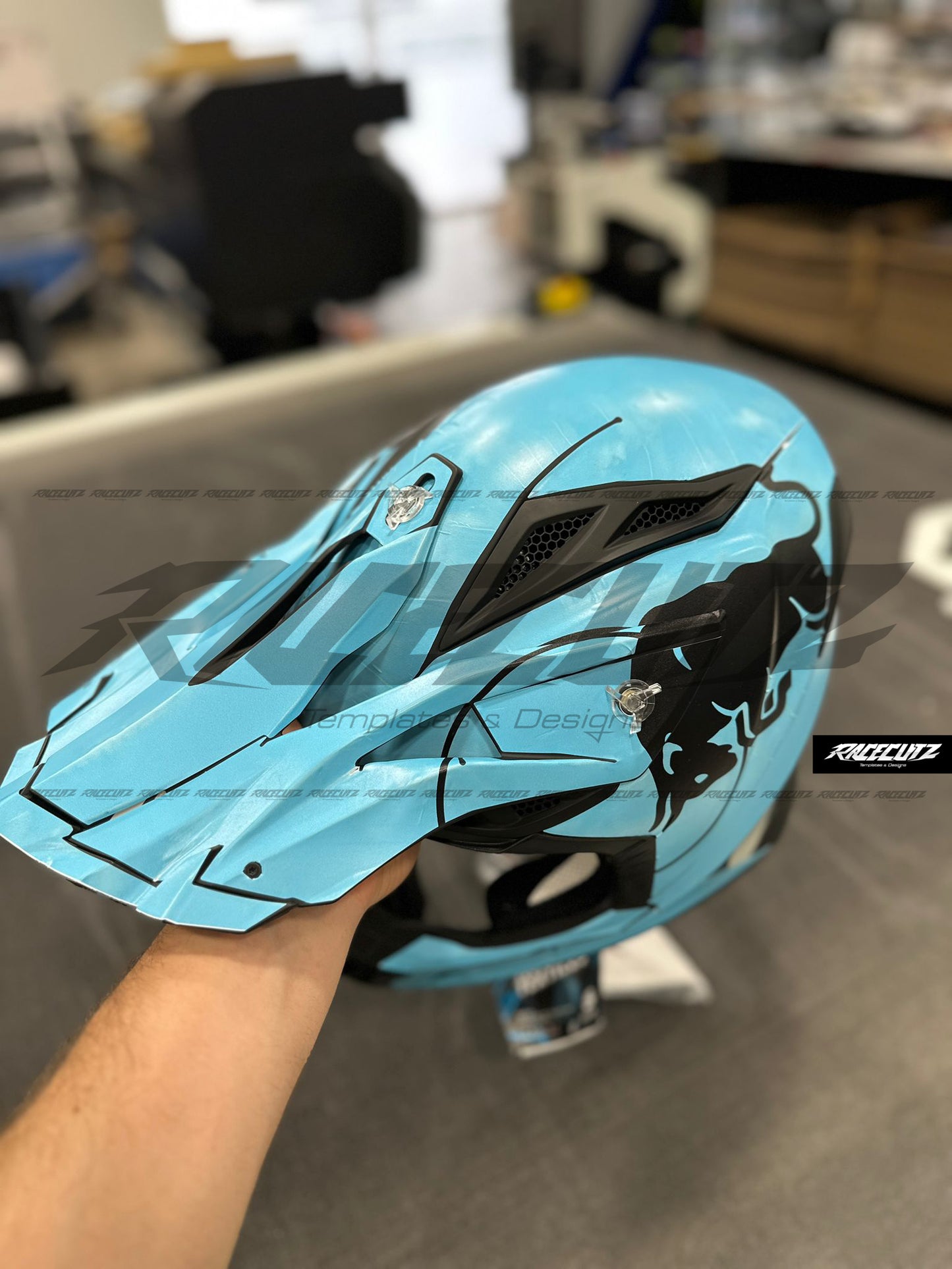 AIROH AVIATOR ACE 2 - SIZE LARGE & XLARGE & XXLARGE TEMPLATE