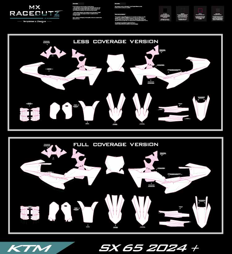 KTM SX 65 2024-2026 TEMPLATE – RaceCutz