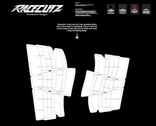 KTM+GASGAS+HUSQVARNA 85 2025-2026 RADIATOR GUARDS TEMPLATE