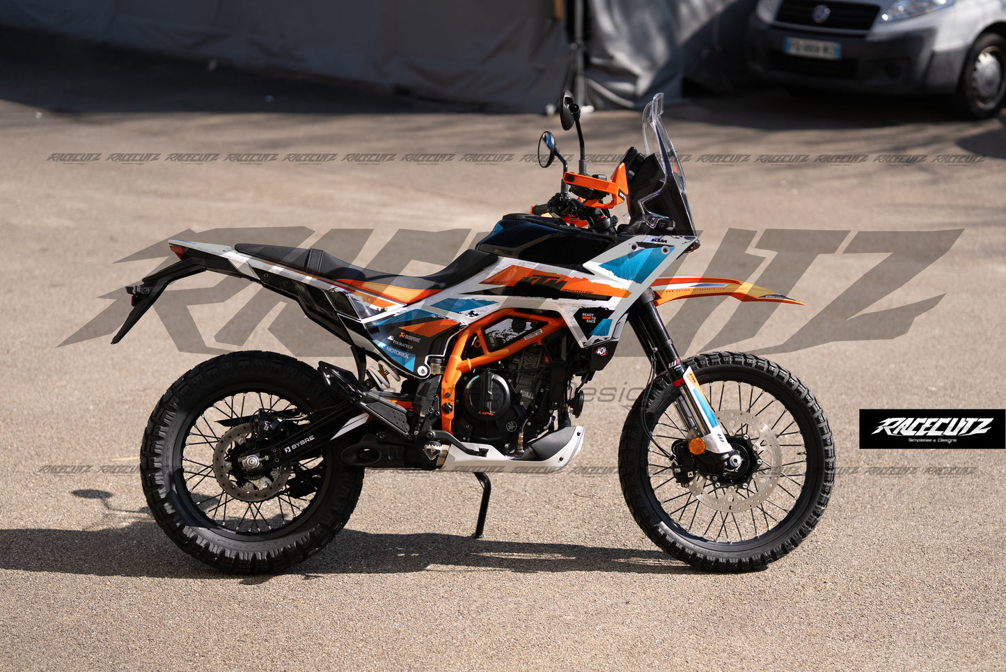 KTM 390 ADVENTURE R 2025-2026 TEMPLATE