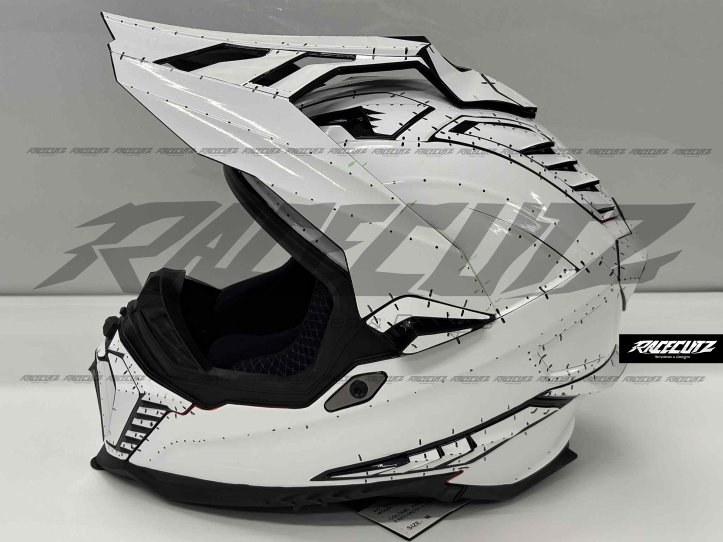 LS2 MX701 EXPLORER CARBON - SIZE MEDIUM & LARGE TEMPLATE