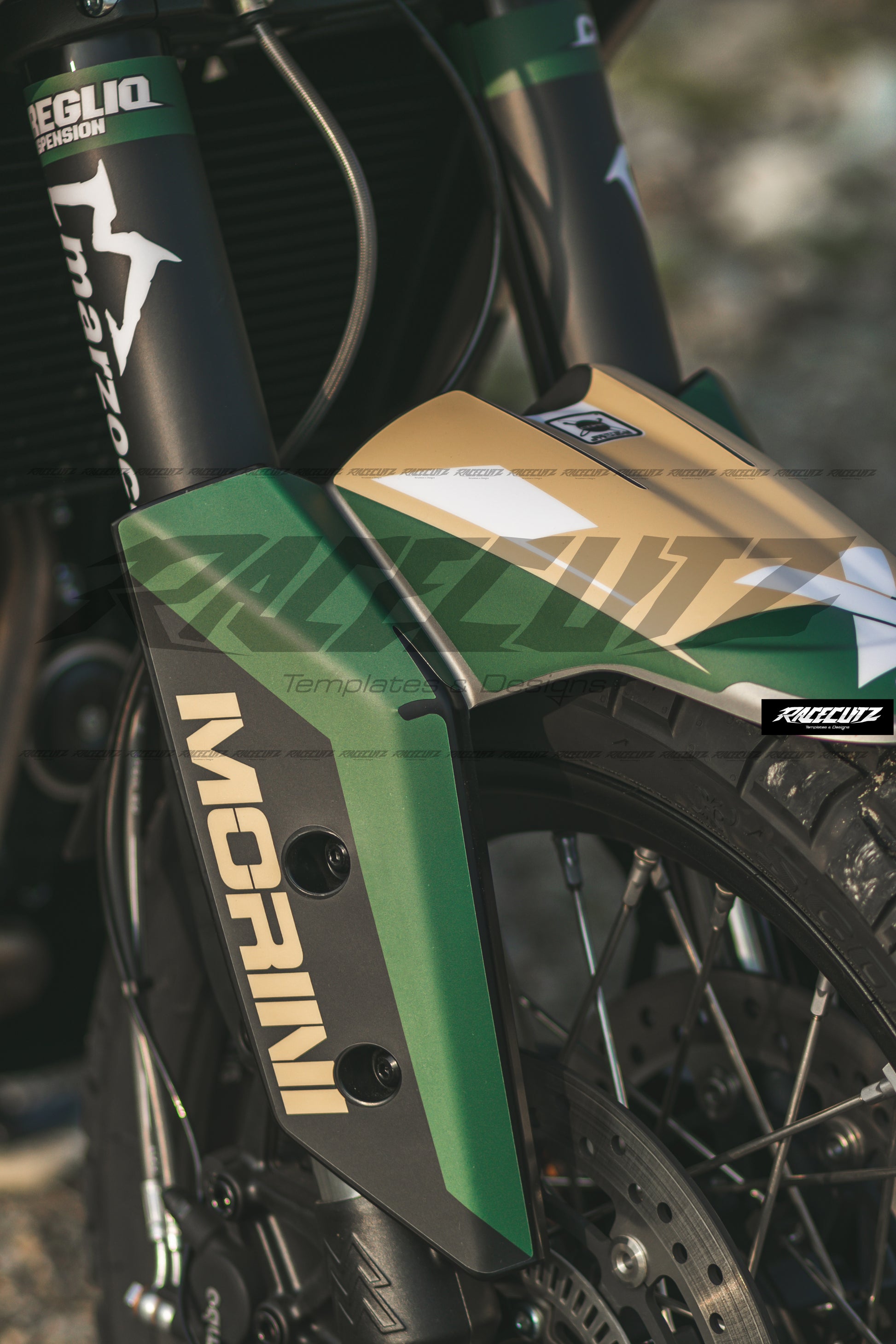 labelbike - Autocollant 3D de Protection de Protection de réservoir Moto Compatible