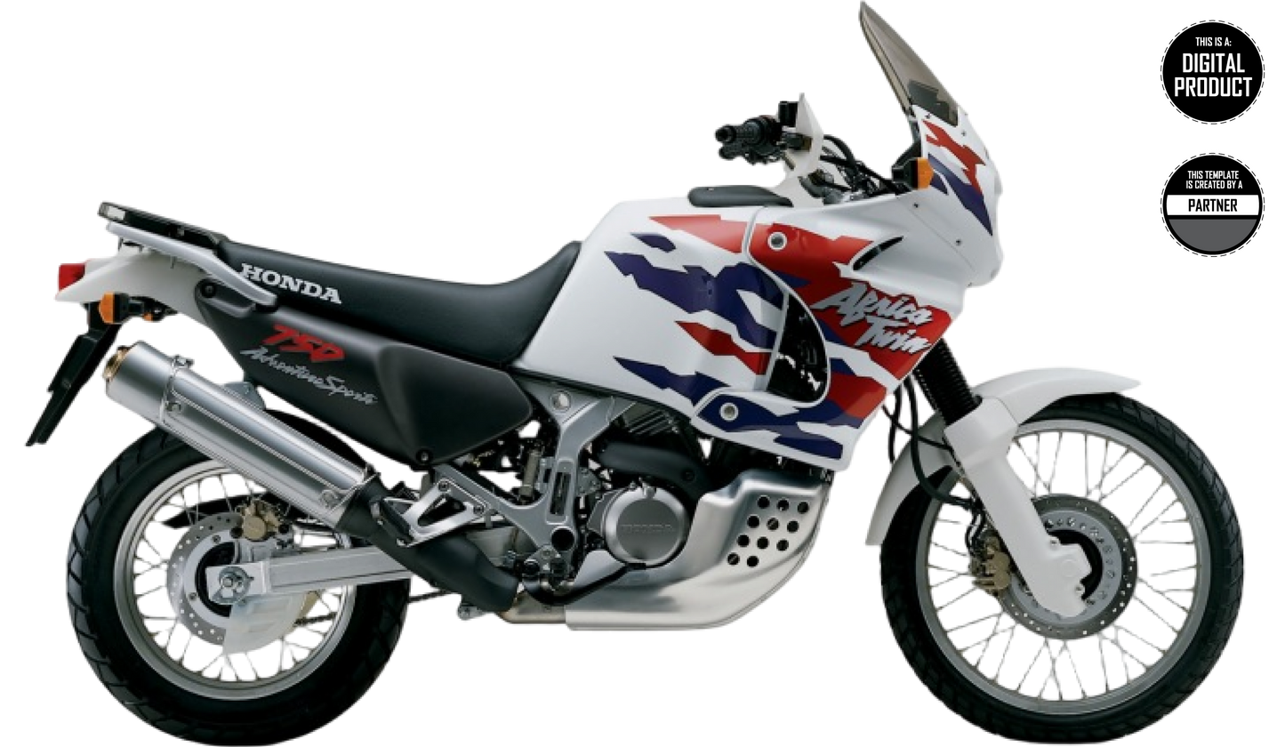 HONDA XRV 750 AFRICA TWIN 1993-2003 RD07 TEMPLATE
