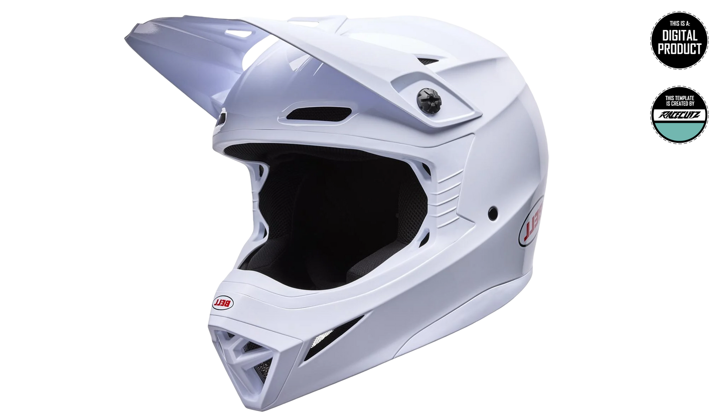 BELL MX-10 MIPS - SIZE SMALL & MEDIUM TEMPLATE