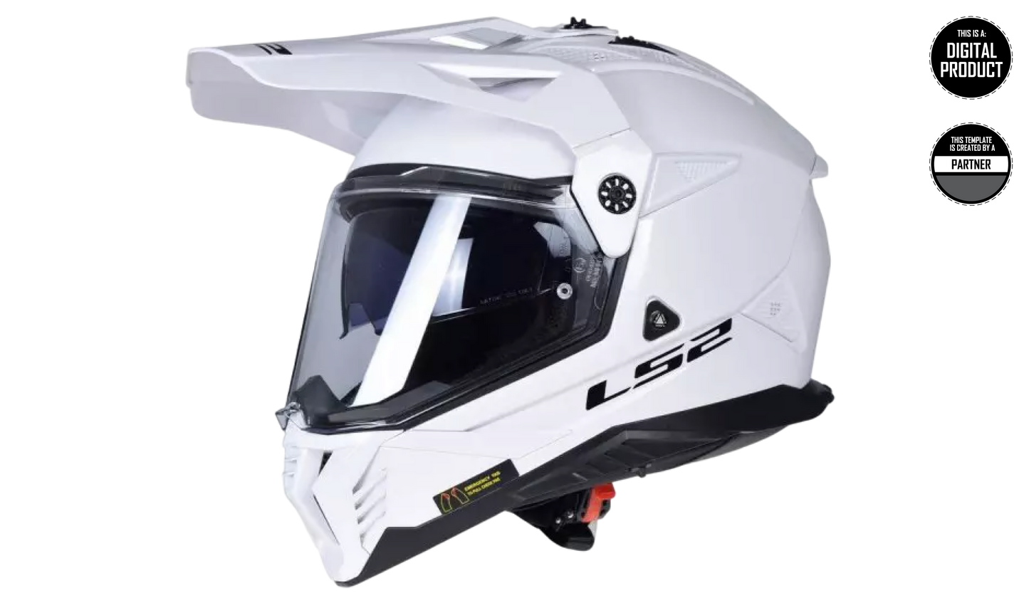 LS2 PIONEER 2 - SIZE XLARGE & XXLARGE & XXXLARGE TEMPLATE