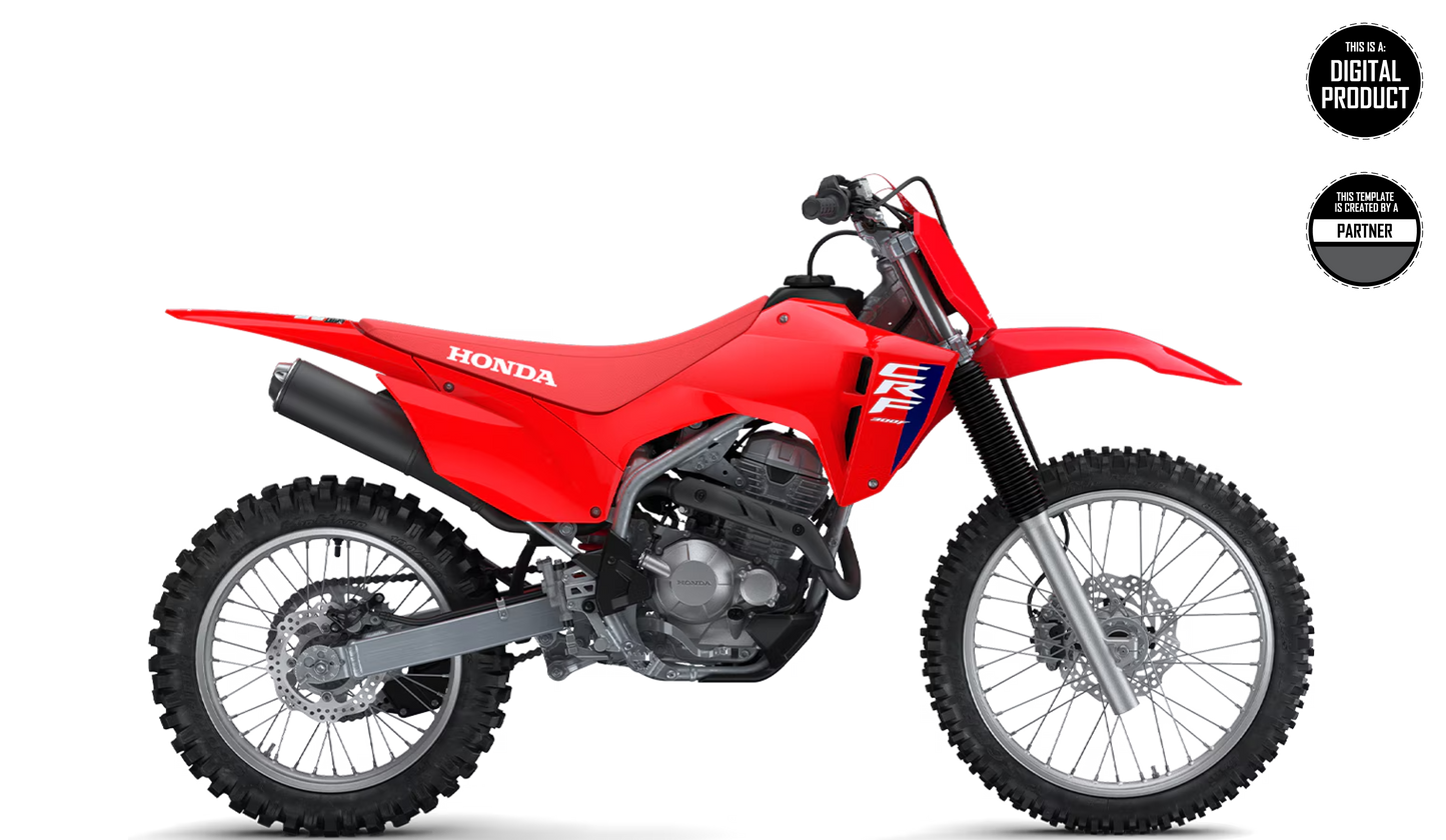 HONDA CRF 300F 2025-2026 TEMPLATE