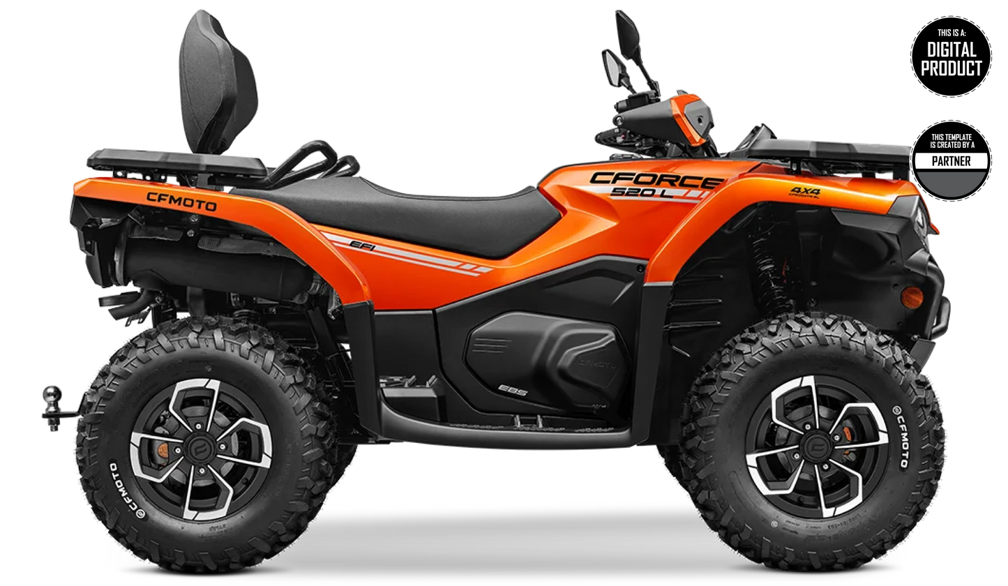 CFMOTO CFORCE 400+450+500+520 2022-2026 TEMPLATE