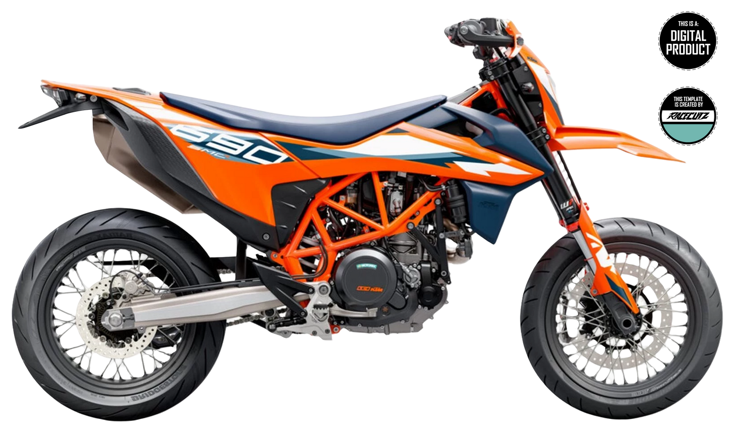 KTM 690 SMC-R & ENDURO R 2020-2025 TEMPLATE
