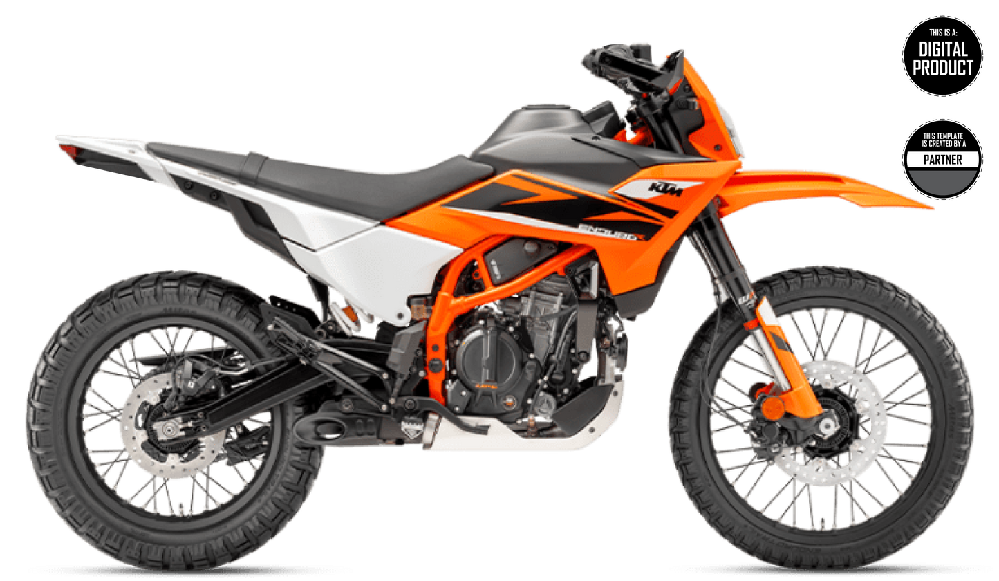 KTM 125 & 390 SMC-R & ENDURO R 2025-2026 TEMPLATE