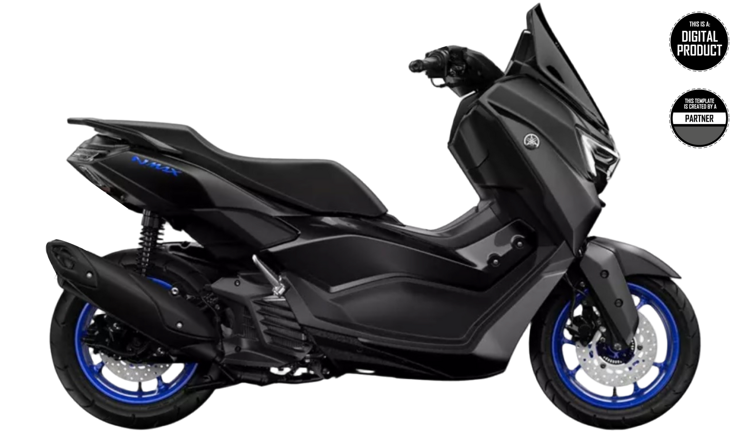 YAMAHA NMAX 125 2025-2026 TEMPLATE