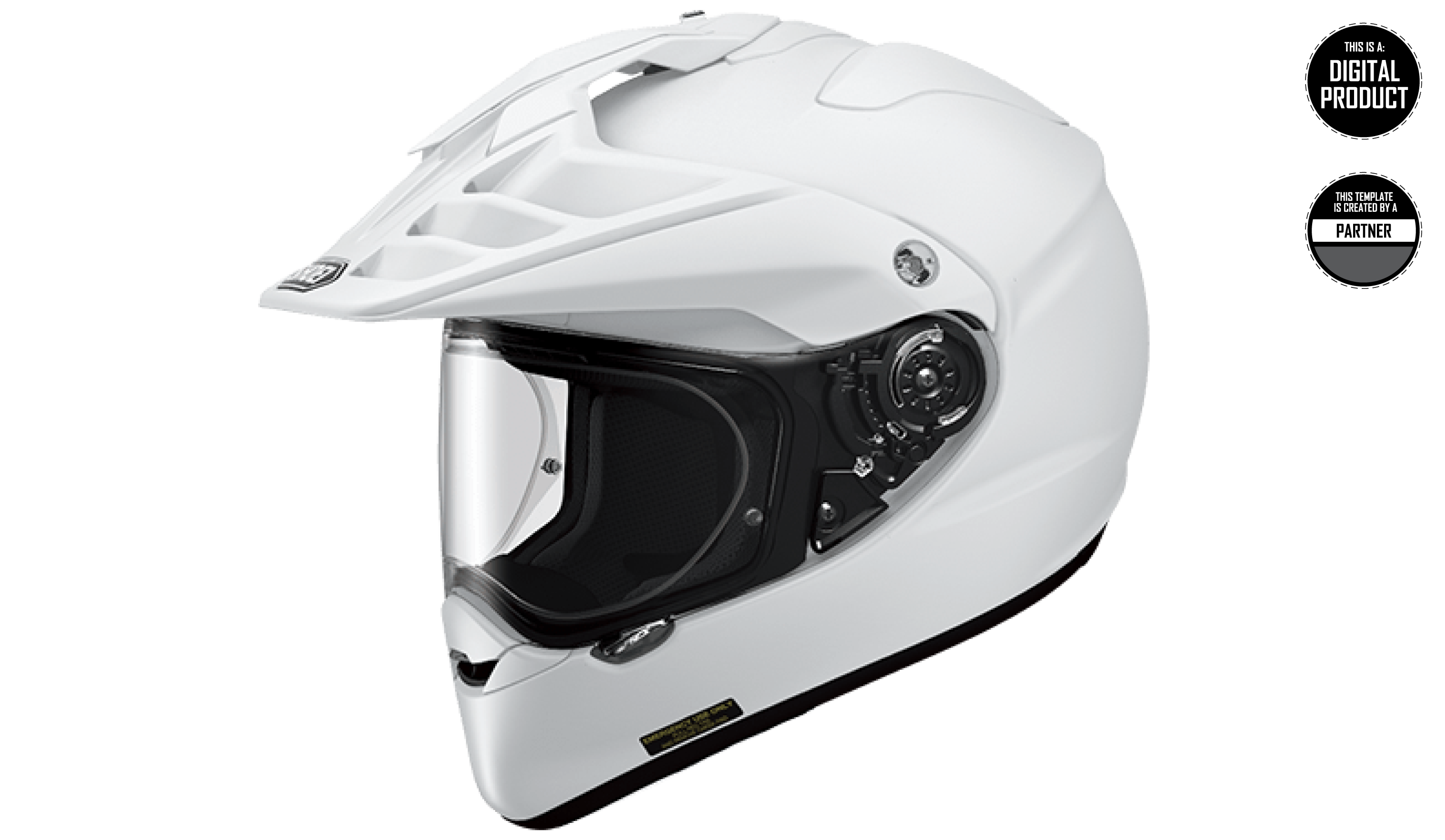 SHOEI HORNET ADV - SIZE XLARGE & XXLARGE TEMPLATE – RaceCutz