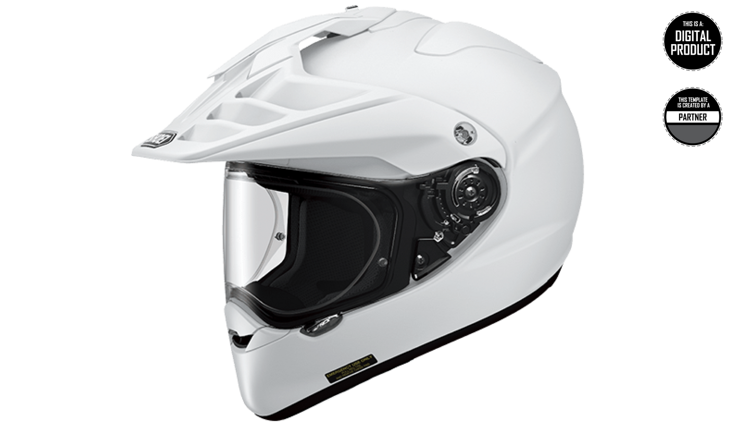 SHOEI HORNET ADV - SIZE XLARGE & XXLARGE TEMPLATE
