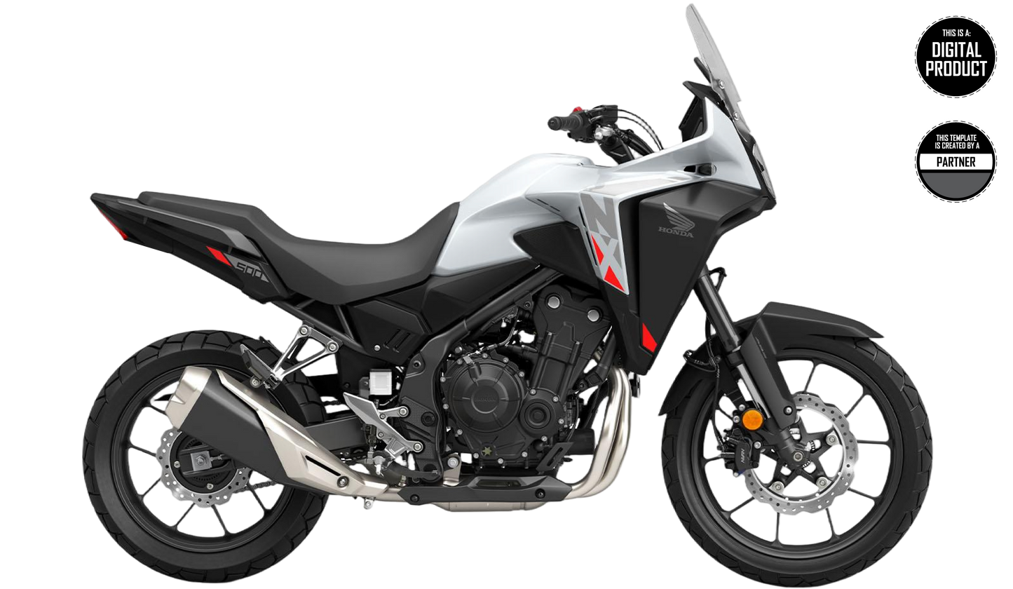 HONDA NX 500 2024-2026 TEMPLATE