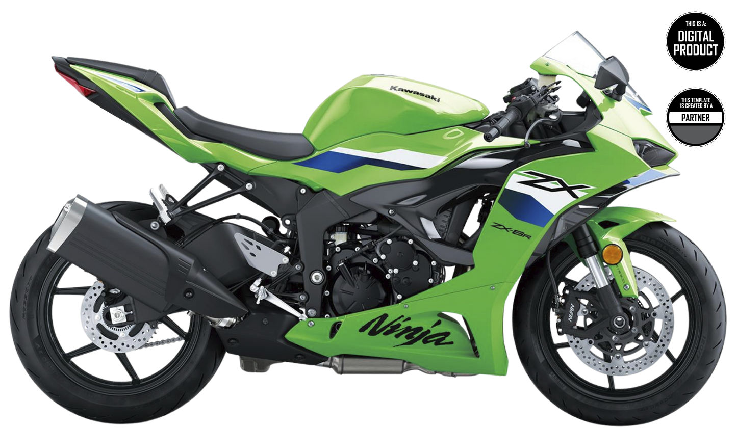 KAWASAKI ZX6R 636 2024-2026 TEMPLATE – RaceCutz