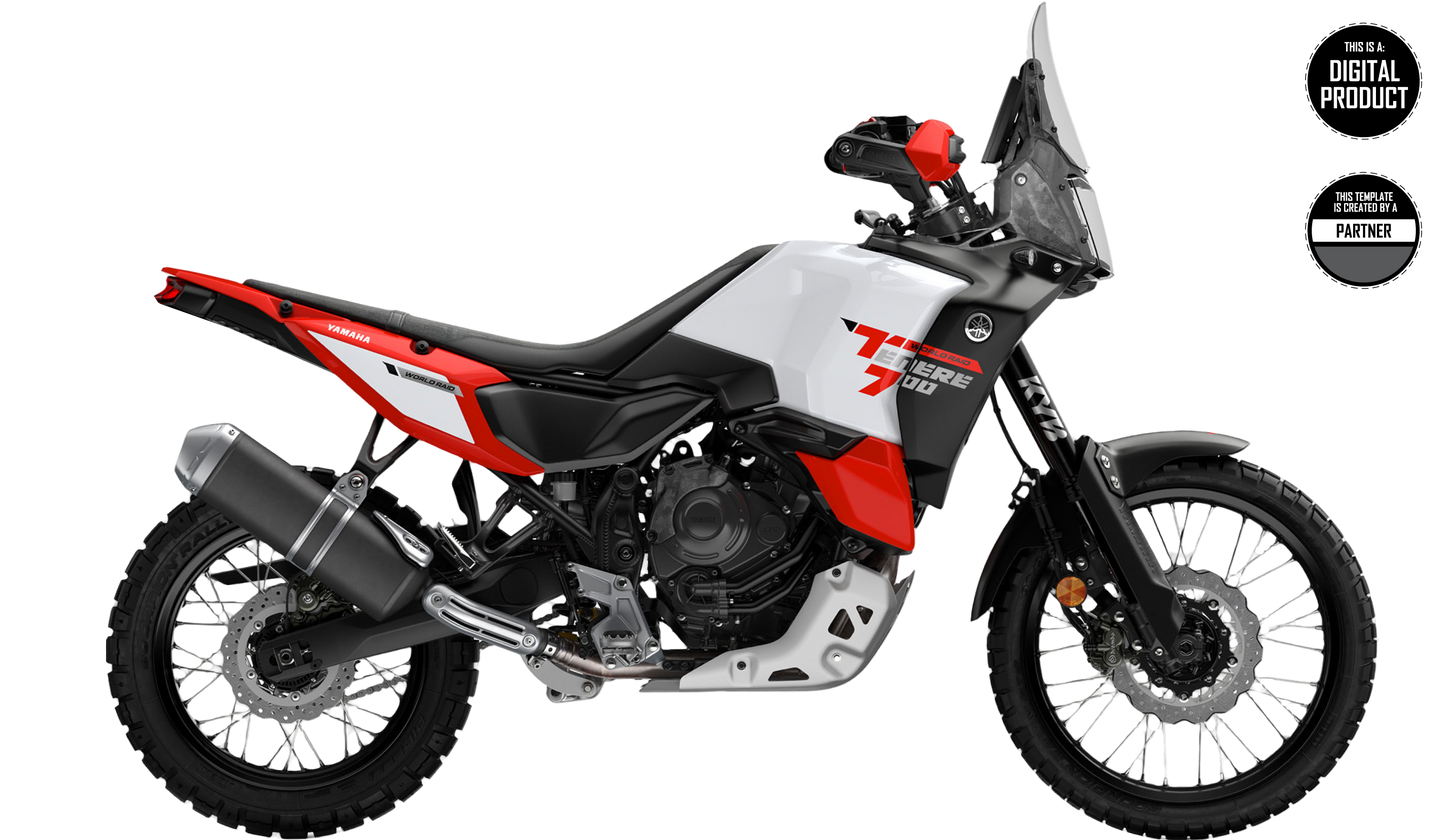 YAMAHA TENERE 700 WORLD RAID 2026 TEMPLATE