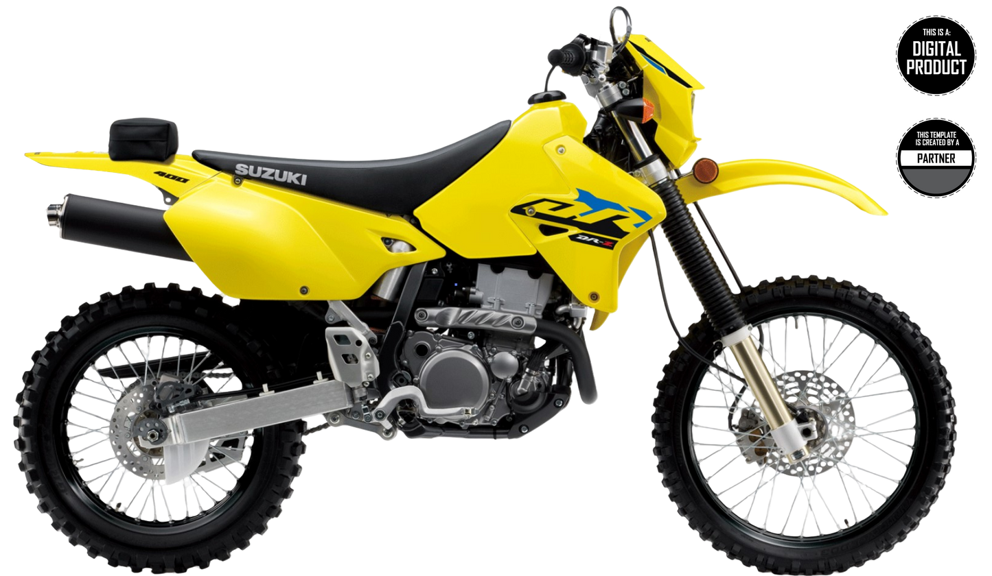 SUZUKI DRZ 400 2000-2024 TEMPLATE