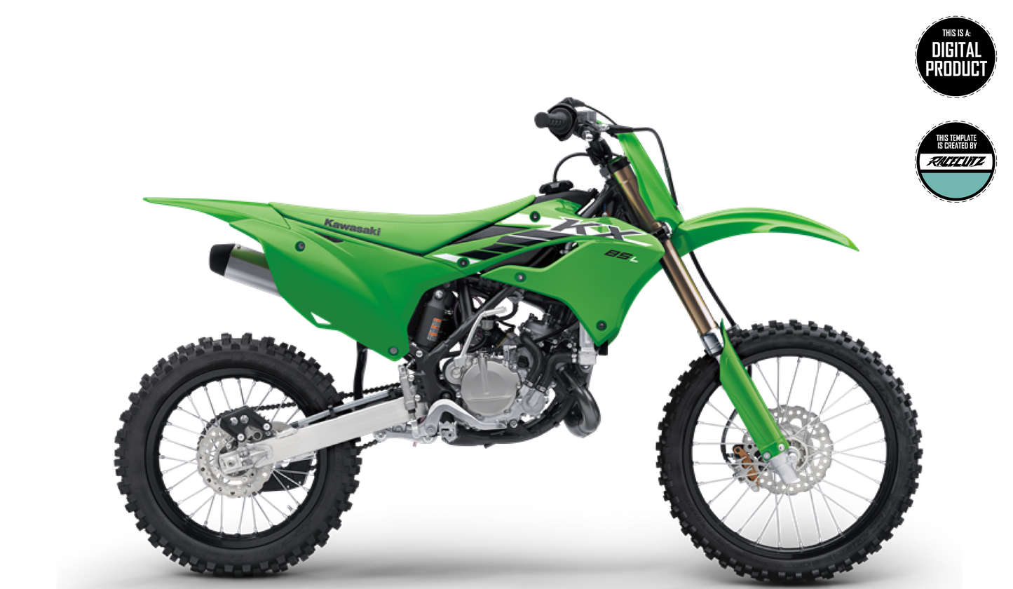 KAWASAKI KX 85 2022-2025 TEMPLATE