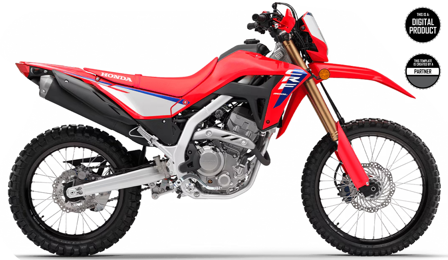 HONDA CRF 250L & 300L 2025-2026 TEMPLATE