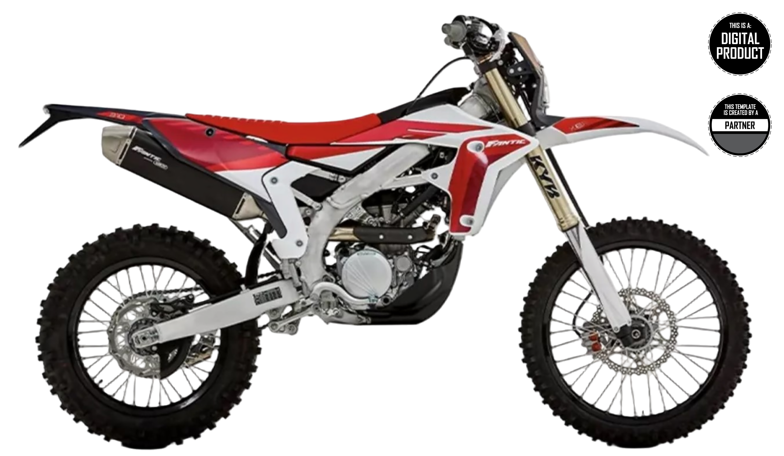 FANTIC XXF 250 2021-2024 & XXF 450 2021-2022 & XEF 250+310+450