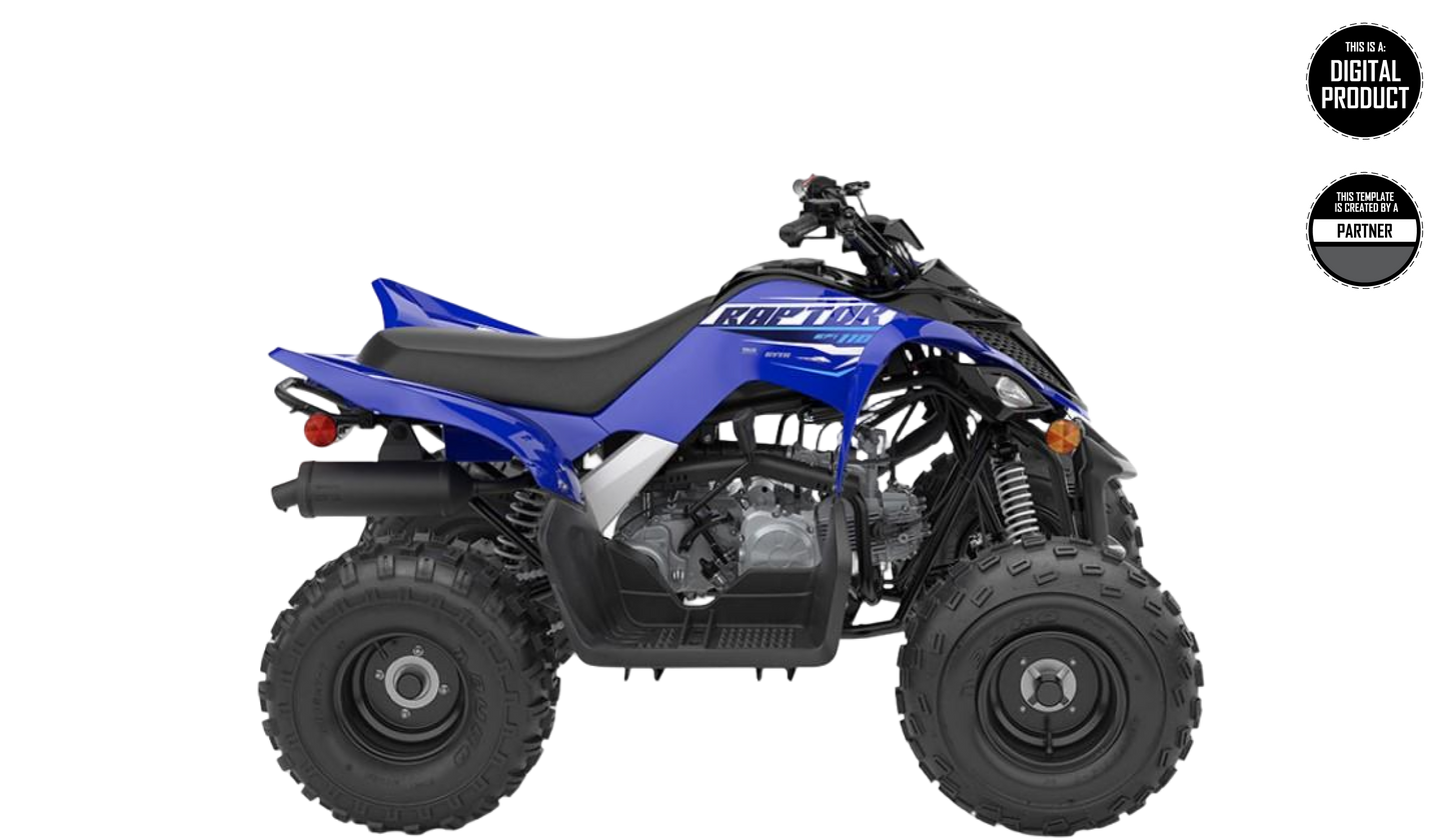 YAMAHA RAPTOR & YFM 110 2024-2026 TEMPLATE