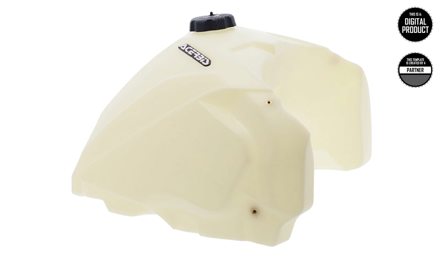 YAMAHA TENERE 700 2019-2024 ACERBIS TANK 23L TEMPLATE