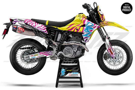 SUZUKI DR-Z4S & SM 2025 - 4 VIEW MOCKUP