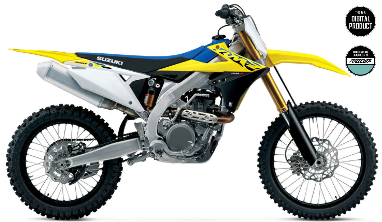 SUZUKI RM-Z 250 2019-2026 & 450 2018-2026 TEMPLATE