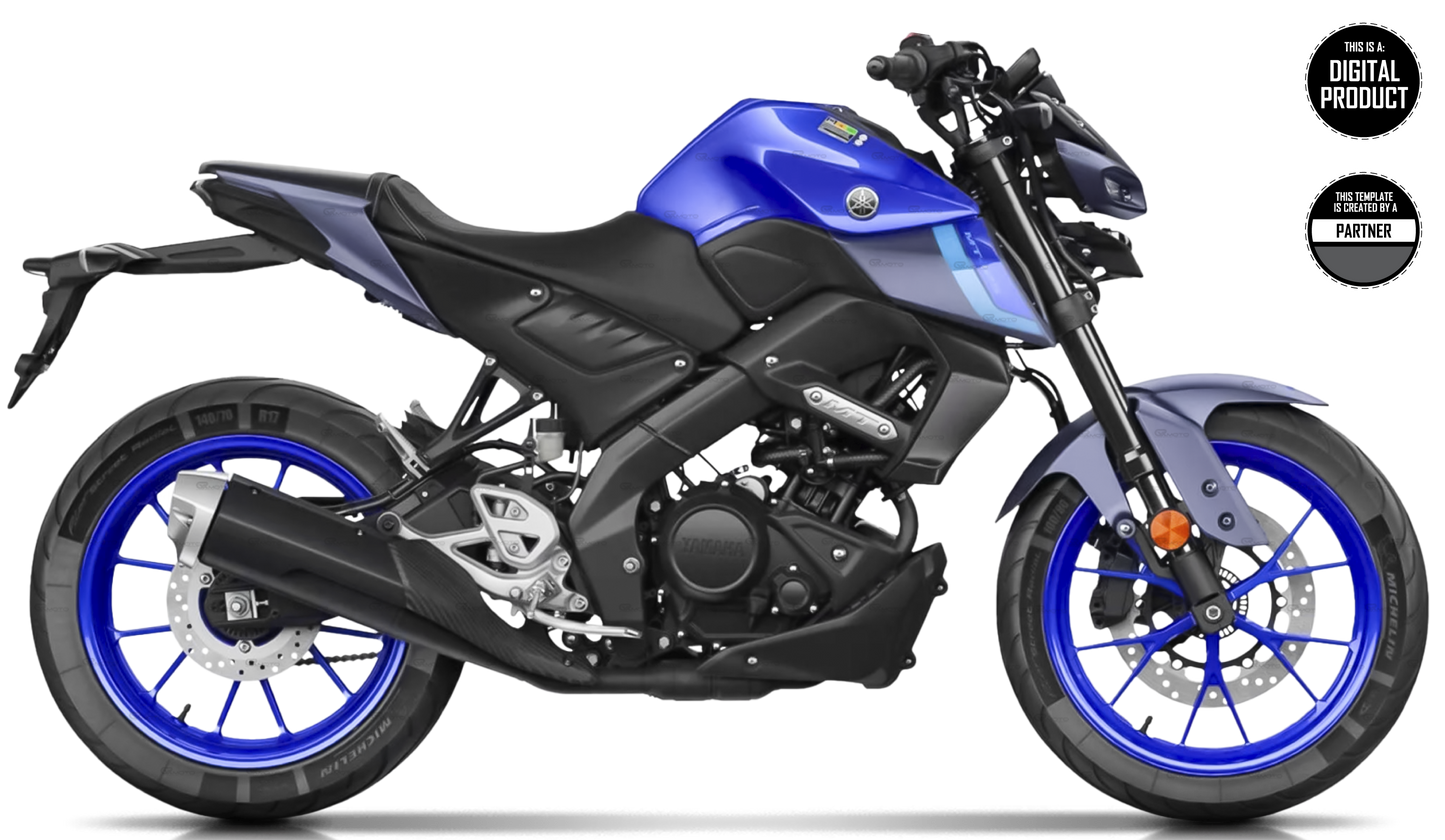 YAMAHA MT 125 2020-2026 TEMPLATE