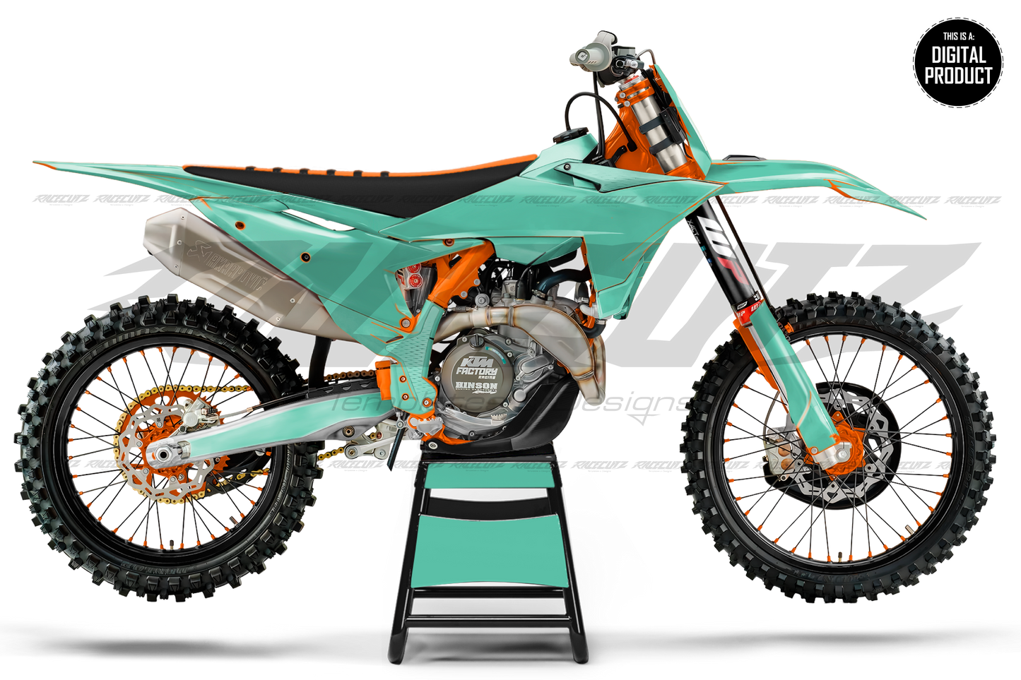 KTM SX & SXF 2025-2026 (2024 FACTORY EDITION) - 3 VIEW MOCKUP