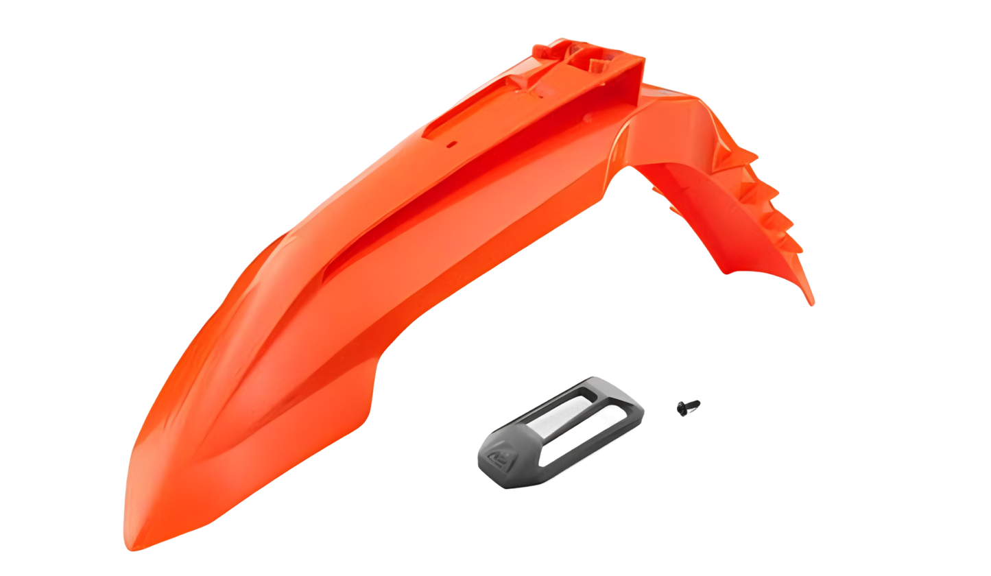 KTM 2023-2026 FRONT FENDER WITH CONNECTIVITY UNIT GPS TEMPLATE