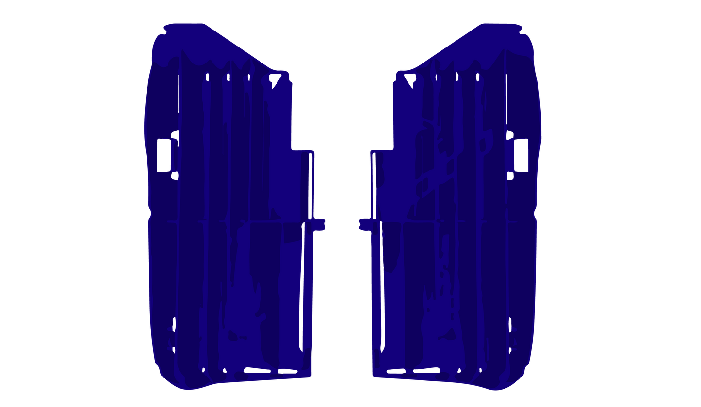 YAMAHA YZF 250 2024-2026 & 450 2023-2026 & FANTIC XXF 250 250-2026 & XXF 450 2023-2026 RADIATOR GUARDS TEMPLATE