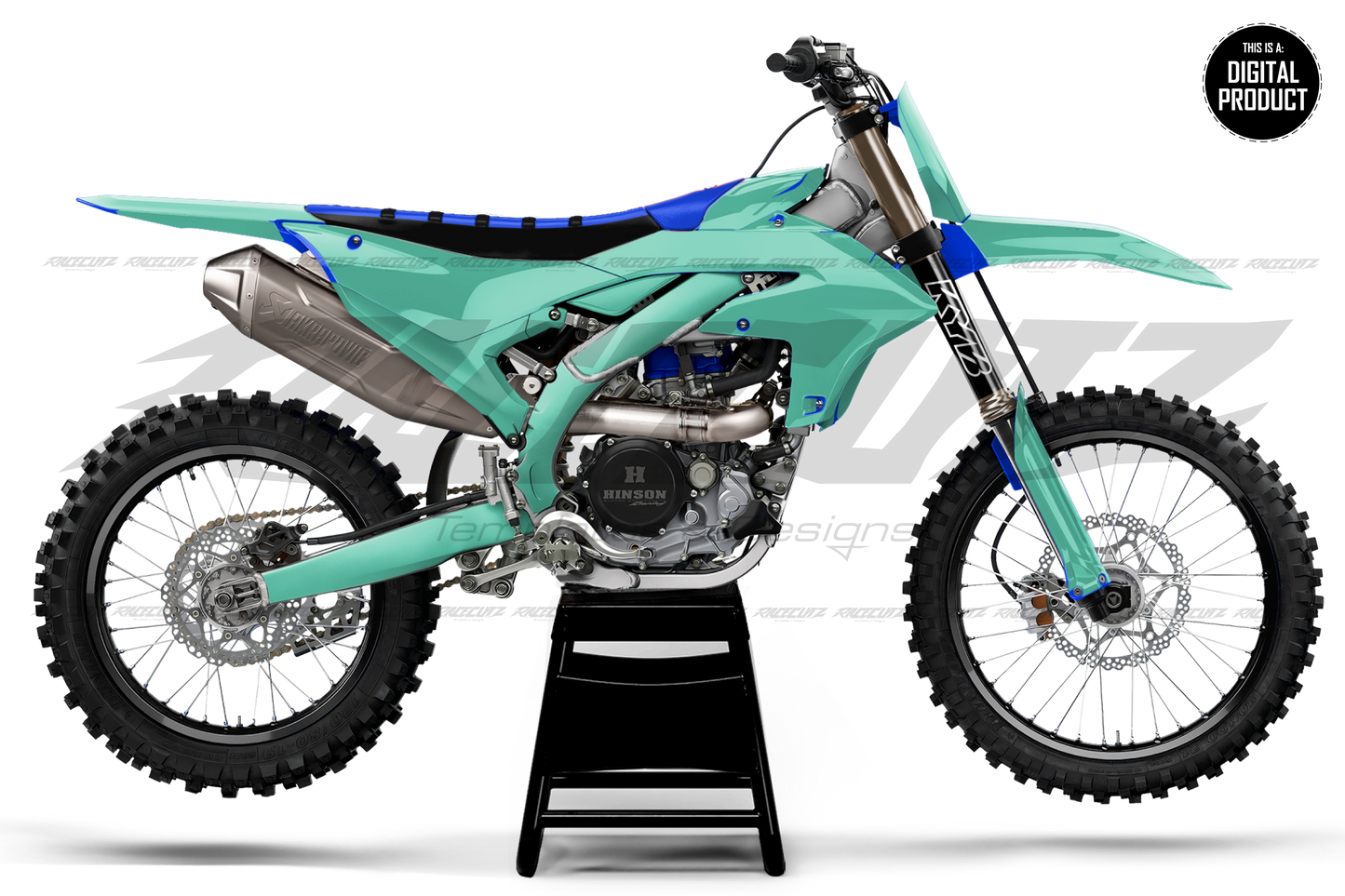 YAMAHA YZ450F 2026 - 4 VIEW MOCKUP