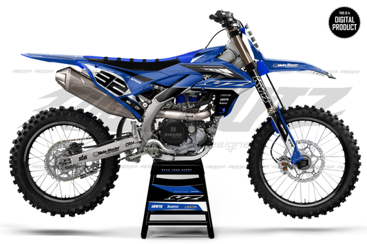 YAMAHA YZ450F 2026 - 4 VIEW MOCKUP