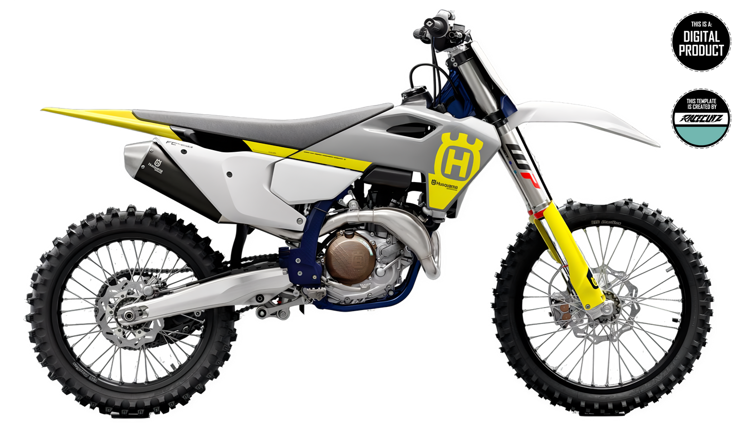 HUSQVARNA FC+TC 2023-2026 & FE+TE 2024-2026 - FRAME GUARDS TEMPLATE
