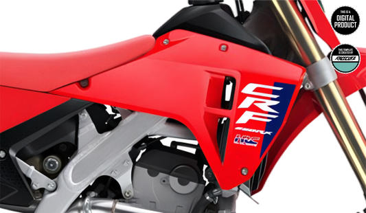 HONDA CRF 250 RX 2025-2026 & CRF 450 2025-2026 RX - SHROUDS TEMPLATE