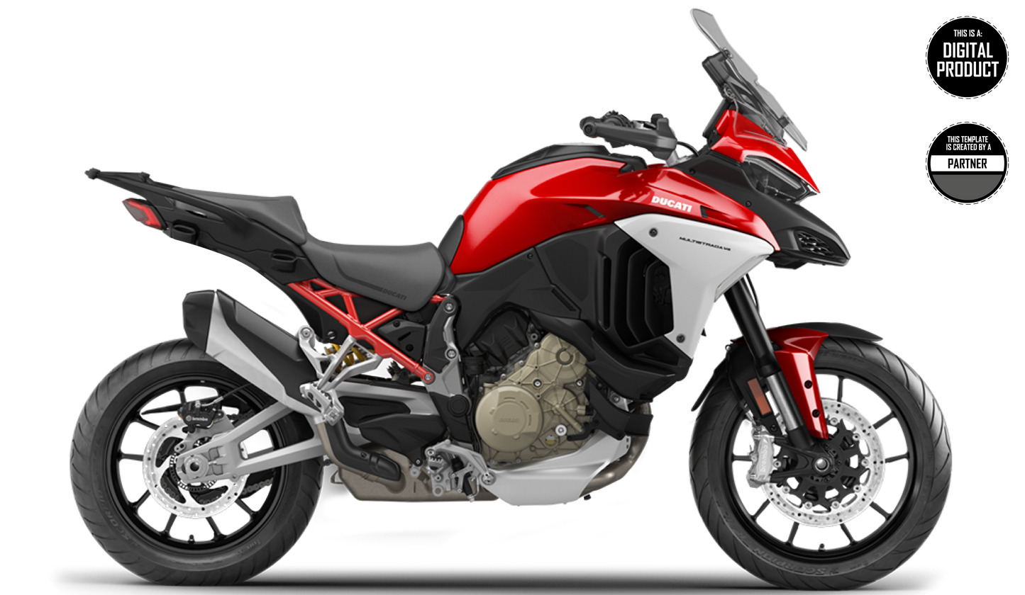 DUCATI MULTISTRADA V4 & V4S 2021-2026 TEMPLATE