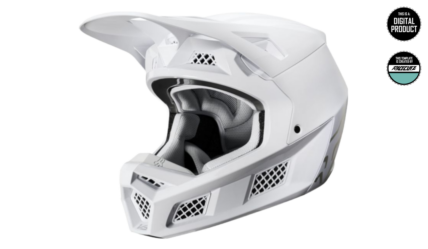 FOX V3-RS 2019-2023 - SIZE MEDIUM TEMPLATE